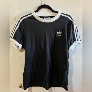 Adidas black shirt.